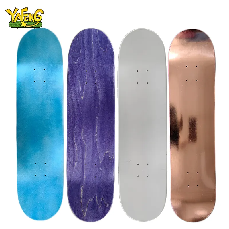 YAFENG Cheap Freestyle Skate Board skateboard in acero di alta qualità blank skateboard deck skateboard professionale