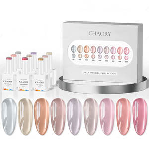 Chaory individuelles Logo Nagelsalon UV-Gel-Polier 5D rotes Katzenauge 9 Farben 15 ml Glasperlen Katzenauge-Gel - Product Image 1