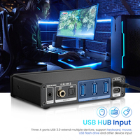 AIYIMA USB Gaming DAC Headphone Amplifier Hub Mini USB Decoder untuk PS5 Speaker Gaming Aktif Desktop Stage Audio DAC-A2 PRO
