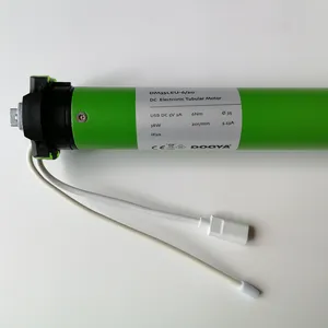 Doiya Motor Tubular elektronik, dengan baterai DM35LEU-6/20 35mm DC