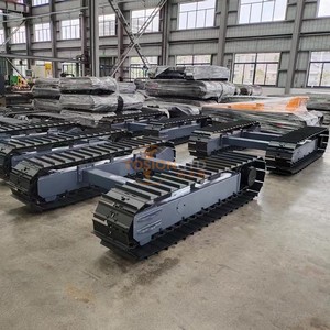Plataforma de orugas de acero hidráulica pesada de 8T personalizada Tosion para movimiento de tierras - Product Image 6