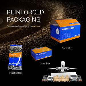 Presa a Muro Doppia Tedesca Schuko 120*86 Bianca Nera Grigia Oro Standard UE 16A 250V per <span class=keywords><strong>Uso</strong></span> Domestico, Alberghiero e Ufficio - Product Image 6