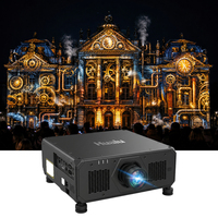 Projecteur laser ultra puissant 18000 lumens pour la publicité extérieure, les bâtiments, les scènes et les grands événements