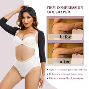Haut du bras Shaper Post chirurgical plus mince Posture correcteur manches bras élastique Compression bras Shapers pour les femmes - Product Image 2