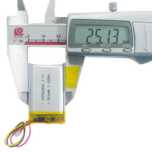 Batería de Iones de Litio 502540 de 550 mAh y 3.7 V, Personalizada de Fábrica, Recargable, de Alta Capacidad, Celda de Polímero Lipo - Product Image 3