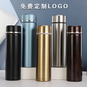 Taza Aislada al Vacío de Acero Inoxidable 304, Cuerpo Recto, Negra, Regalo Empresarial, Portátil, con Logotipo Personalizable - Product Image 4