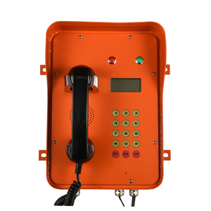 Téléphone d'extérieur résistant aux intempéries, anti-vandalisme, robuste, téléphone d'urgence public avec écran LCD - Product Image 1