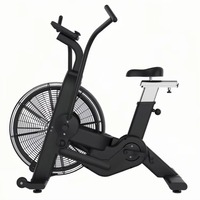 Kommerzielles Ventilator-Heimtrainer Air Bike Indoor-Cycling-Fahrrad Fitnessgerät Trainings-Spinning-Bike