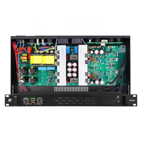 Amplificateur de puissance professionnel 800W*2 RMS classe D, format 1U, pour haut-parleur de basses, amplificateur audio 2 canaux