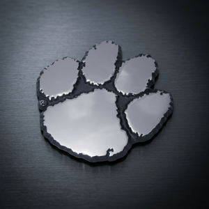 Emblema con Logotipo Personalizado de Alta Calidad Hanwell para Autos, Estilo Clemson, Deportivo, Metálico, Cromado, Autoadhesivo, Reutilizable - Product Image 3