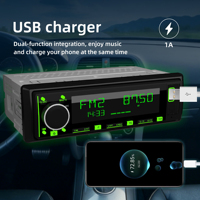 Stereo Radyo MP3 1DIN Araç Radyosu Bluetooth Eller Serbest 2V RCA 32 Bant EQ RDS FM AM USB AUX