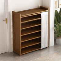 Meuble à chaussures mural pliable en bois, gain de place, organisateur étroit pour entrée, chambre, salon et dressing