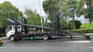 ISUZU 4*<span class=keywords><strong>2</strong></span> Type de carburant diesel <span class=keywords><strong>2</strong></span> <span class=keywords><strong>essieux</strong></span> 4/5/6 voiture transporteur voiture transporteur <span class=keywords><strong>remorque</strong></span> à vendre - Product Image 5