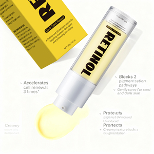 Özel Marka Retinol Koyu Leke Giderici Krem Çil Azaltıcı Parlatıcı Nemlendirici Koyu Leke Giderici Yüz Kremi - Product Image 6