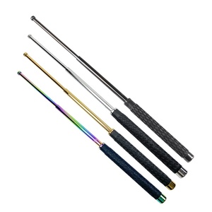 Bastón de Defensa Personal 511 ASP Black Hawk, Bastón Triple Telescópico de Acero para Ejercicio al Aire Libre, Senderismo, Campismo, Artes Marciales - Product Image 1