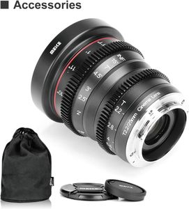 <span class=keywords><strong>Objectif</strong></span> cinéma miniature à mise au point manuelle Meike 25 mm T2.2 pour appareils photo <span class=keywords><strong>Micro</strong></span> Four Thirds MFT M43 - Product Image 2