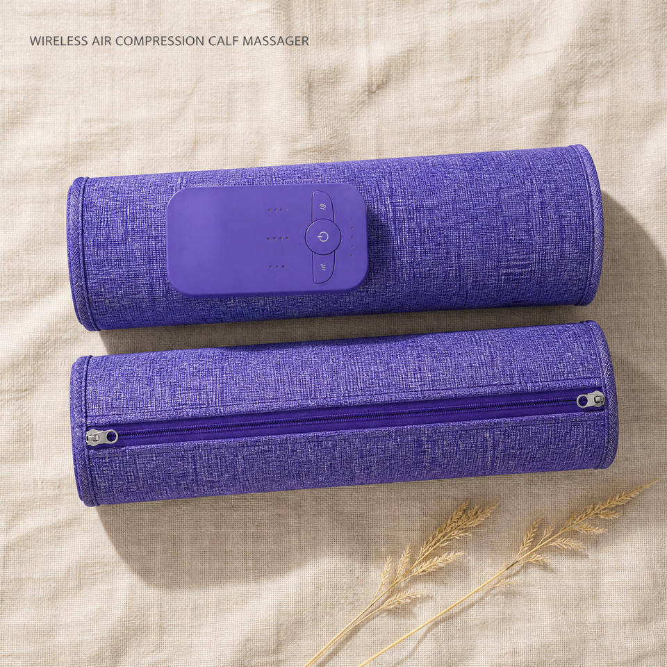 Air Compression Leg Massager Wireless Calf Wrap Rechargeable Portable ...
