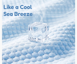 Upgraded <strong>Cool</strong> Ice Fabric Chew Resistant Pet Cooling <strong>Mat</strong> for Small Medium Large Dogs <strong>Cats</strong> Summer Sofa Rest Cushion - Product Image 3