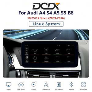 Para Audi A4 S4 A5 S5 B8 (2009-2016) Rádio Automotivo com Sistema Linux de 10.25"/12.3", Unidade Principal Multimídia Sem Fio com Android Auto e CarPlay - Product Image 1