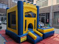 Château gonflable portable en PVC de haute qualité, taille personnalisée, pour enfants, usage commercial et extérieur, avec garantie d'un an
