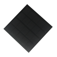 Panneau solaire ETFE 2W 5V, cellules solaires monocristallines, chargeur solaire pour téléphone portable, batterie 3.7V-5V, système d'éclairage pour jouets, 120x120mm
