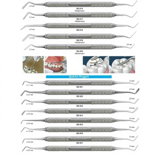 Spatules-déboucheurs dentaires manuels en acier inoxydable – Instruments chirurgicaux dentaires en acier inoxydable sans rouille pour amalgame et composite - Product Image 1