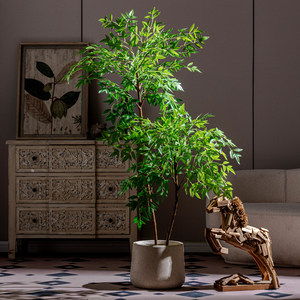 Plante artificielle Nandina, buisson de <span class=keywords><strong>bambou</strong></span> céleste artificiel réaliste à plusieurs tiges, pour aménagement paysager intérieur et extérieur, vente en gros - Product Image 2