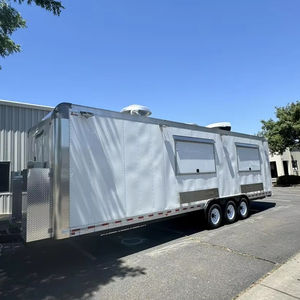 Remorque alimentaire mobile personnalisée de style américain, chariot à glaces, à snacks et à bonbons, fourgon de <span class=keywords><strong>concession</strong></span>, camion de restauration, résistant à la rouille - Product Image 1