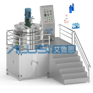 High quality 100l liquid detergent mixer laundry soap making machine cosmetics production equipment
