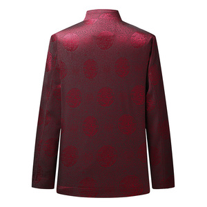 Costume Tang vêtements traditionnels <span class=keywords><strong>chinois</strong></span> pour hommes, chemise col Cheongsam Top rétro vêtements de nouvelle année Kung Fu - Product Image 4
