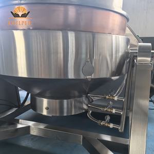 Olla para Azúcar de Cobre | Mezcladora Planetaria con Tazón Interior de Cobre T2, Olla Basculante con Elevación Automática | Olla Mezcladora de Cobre de 100-600L - Product Image 6