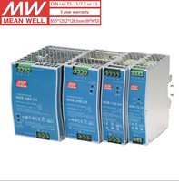 Alimentation électrique AC/DC industrielle Meanwell économique et compacte NDR-480-48 480W 48V à sortie unique sur rail DIN avec garantie de 3 ans