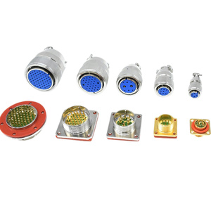 Conector de Alimentación Hermético DIN Personalizado Serie MX, 4 y 8 Pines, Macho y Hembra, Contacto de Latón, 5A, IP68, Conexiones de Cable Sinterizado de Vidrio - Product Image 3