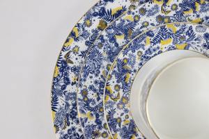 Services de table en gros, nouveau design, style européen, 4 pièces, assiettes en céramique et vaisselle en porcelaine fine, coffret cadeau, kit de tasses de luxe pour fête - Product Image 3