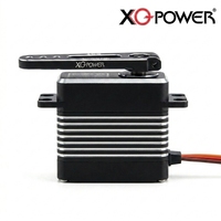 Moteur sans noyau haute tension XQ POWER, boîtier CNC tout métal, engrenage en acier inoxydable, étanche IP67, 6,0V-8,4V, couple de 28-40 Kg-cm