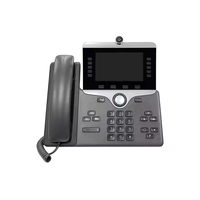 Teléfono de Escritorio IP VoIP de 5 Líneas CP-8861-K9, Pantalla WVGA de 5', Doble GE PoE Clase 4, Wi-Fi, Comunicación Unificada Empresarial para Oficina
