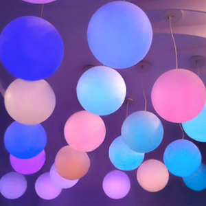 Nổi Đèn hồ bơi với điều khiển từ xa <span class=keywords><strong>LED</strong></span> Glowing Ball <span class=keywords><strong>Glow</strong></span> trong bóng tối bãi biển quả cầu Đèn trang trí cho hồ bơi - Product Image 1