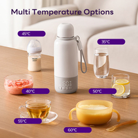 Chauffe-eau électrique à température réglable, directement de l'usine, avec batterie rechargeable pour la préparation rapide du lait infantile
