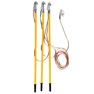 Günstigeres tragbares Erdungsstangen-Set mit Erdungskabel und Klemme - Product Image 1