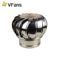 Ventilateur de toit à turbine VFans, ventilateur d'évacuation de toit à énergie éolienne pour la ventilation naturelle des usines et entrepôts