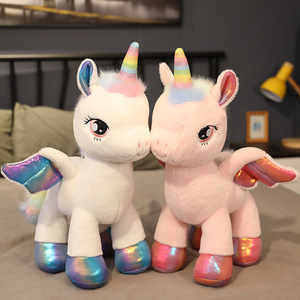 Kinqee unicorni personalizzati e arcobaleni giocattoli di peluche per regalo <span class=keywords><strong>cartone</strong></span> <span class=keywords><strong>animato</strong></span> unicorni e arcobaleni giocattolo di peluche - Product Image 4