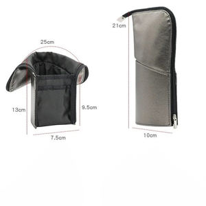 Bolsa de Cosméticos de Gran Capacidad de PU con Cremallera, Logotipo Personalizado, Bolsa de Maquillaje Impermeable para Viajes - Product Image 5