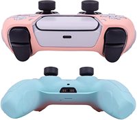 Chinfai double couleur Silicone étui de protection couverture peau manchon usage spécial PS5 contrôleur sacs et étuis