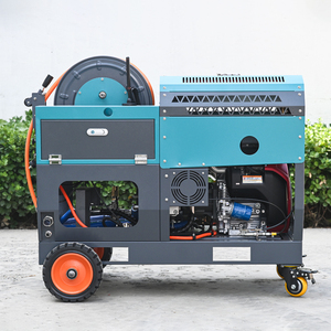 Máquina AMJET MS3030 de 300 bar para limpieza de desagües de aguas residuales, 8 GPM, máquina limpiadora de tuberías de 50-350 mm, bomba alemana para limpieza de líneas de alcantarillado - Product Image 3