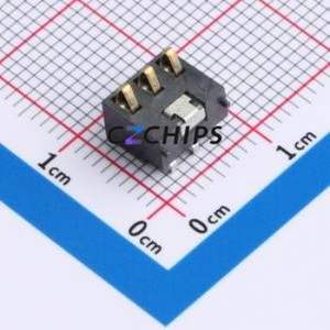 GT-BTP25003-0650A-002A Blade/Spring Contact Battery Connector SMD,P=2.5mm Connector Spring Contact Type 2.5mm 3P Horizontal - Product Image 1