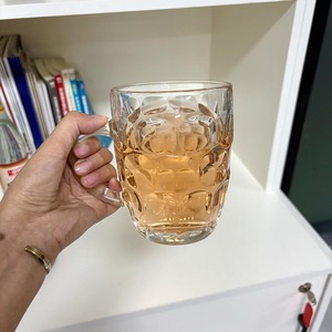 Dimple Steinビールマグ500ml 650mlビールグラスハンドル付きビールマグ食器洗い機冷凍庫 - Product Image 3
