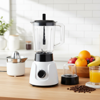 Hoge kwaliteit elektrische 1000W 3-in-1 draagbare blender/fruitmixer, onbreekbare 2L PC-beker, lekvrij, eenvoudig te reinigen, voor buitengebruik