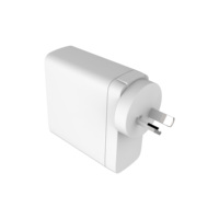 Cargador GaN Rápido con Puerto USB-C Único de 140w PD, Logotipos Personalizados, Enchufes AU, US, EU, UK para Uso Global Opcional