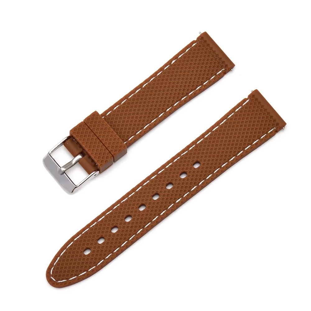 20mm 22mm 24mm Waterproof Unisex Multi Color Silicone Watch Band Soft Replace Rubber Watch Strap with Quick Release Springbar