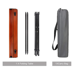Mesa cuadrada plegable <span class=keywords><strong>de</strong></span> aluminio ligero, mesa compacta enrollable <span class=keywords><strong>para</strong></span> <span class=keywords><strong>4</strong></span> <span class=keywords><strong>personas</strong></span> con bolsa <span class=keywords><strong>de</strong></span> transporte <span class=keywords><strong>para</strong></span> acampada, Picnic, patio trasero, barbacoa - Product Image 5